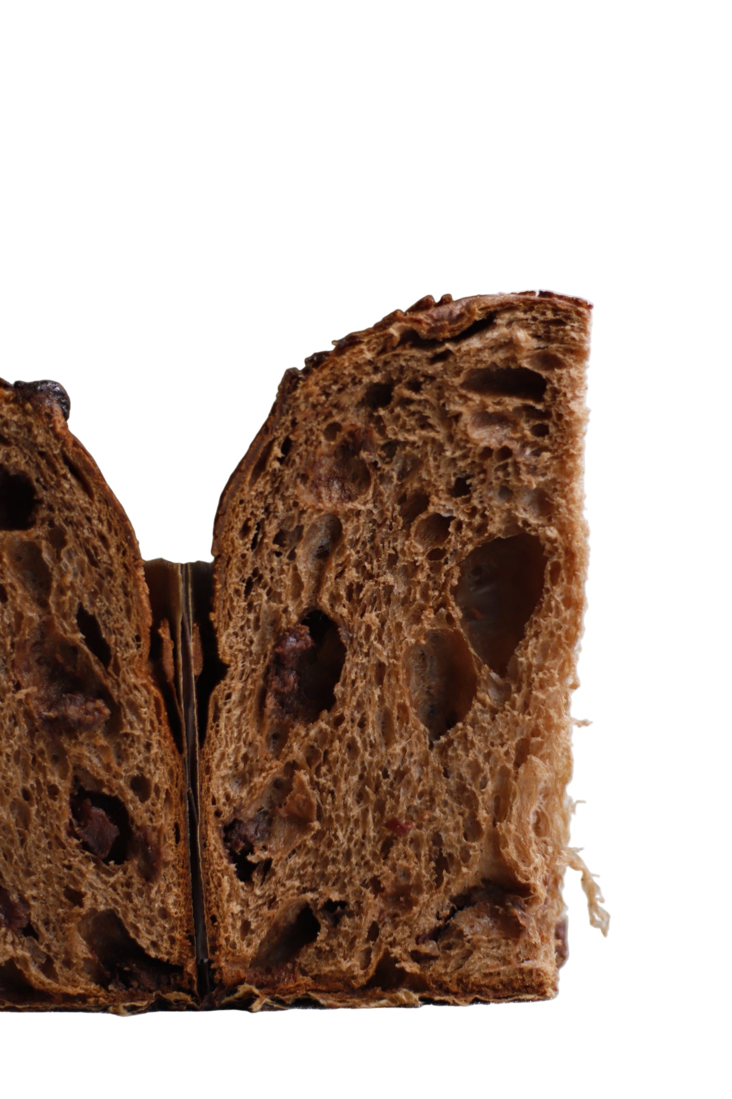 Chocottone con cerezas confitadas